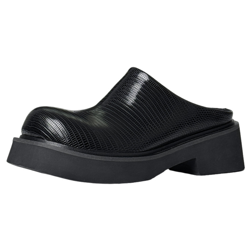 Men Shoes Elegant - Ciabatte Eleganti da Uomo in Vera