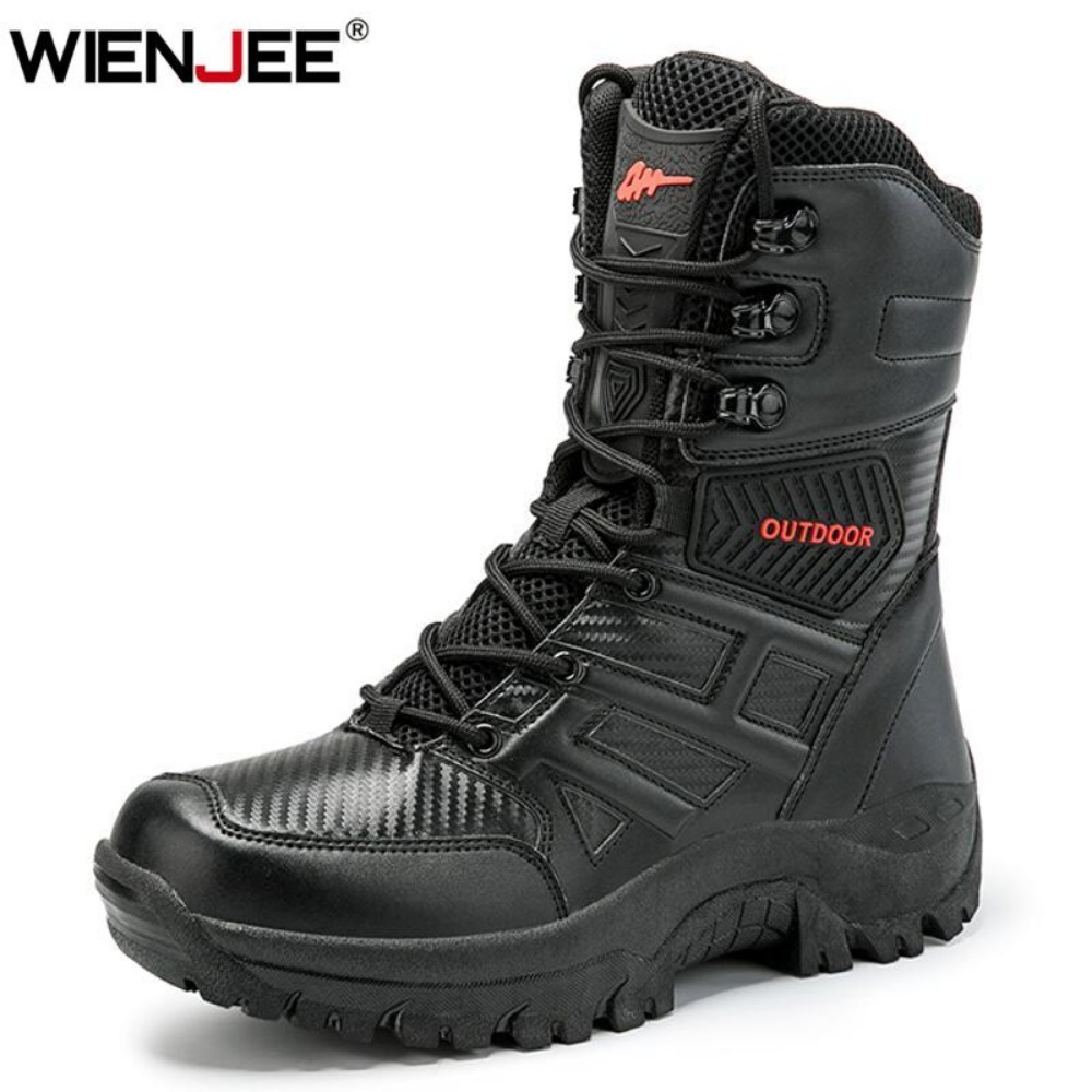 Men Shoes Brand - Stivali alti in pelle di marca