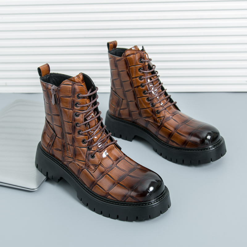 Men Shoes Brand - Stivaletti Chelsea moda uomo estate Nero