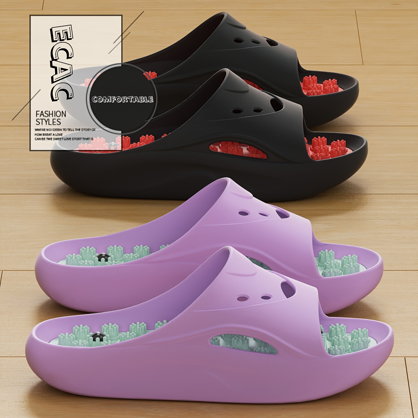 Men'S Shoes Non Slip - Ciabatte Massaggianti in EVA per Uomo