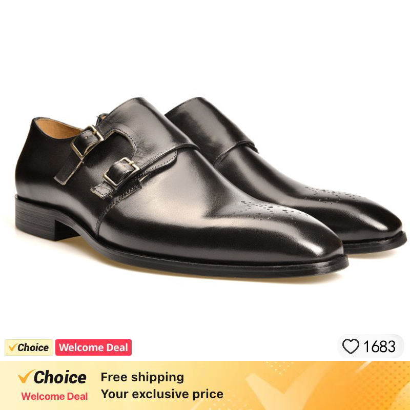 Men Shoes Eu To Us - Scarpe Eleganti da Uomo in Pelle,