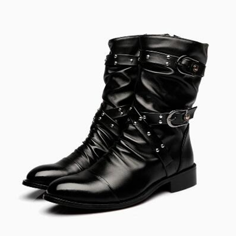 Men Shoes Classic - Stivali in Pelle di Alta Qualità