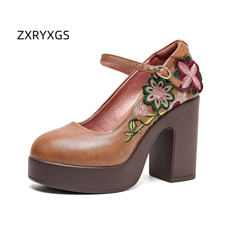 Men Shoes Elegant - ZXRYXGS Strato superiore Pelle bovina Fiori