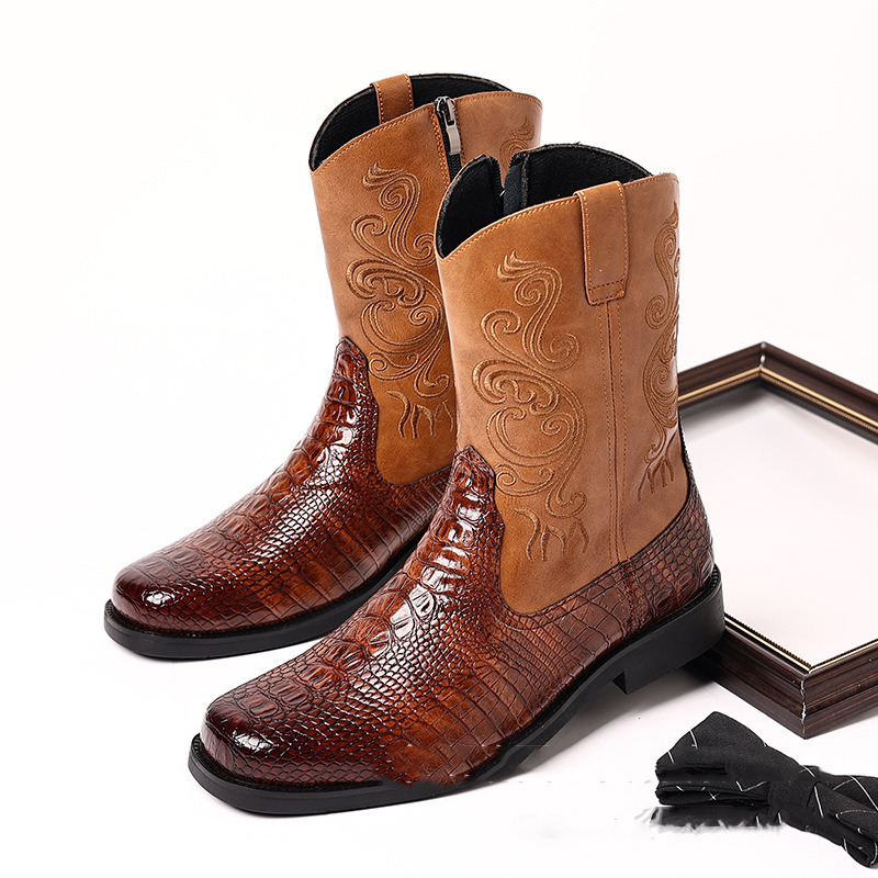 Stivali western da uomo in pel - Men Shoes Classic recensione e prezzo