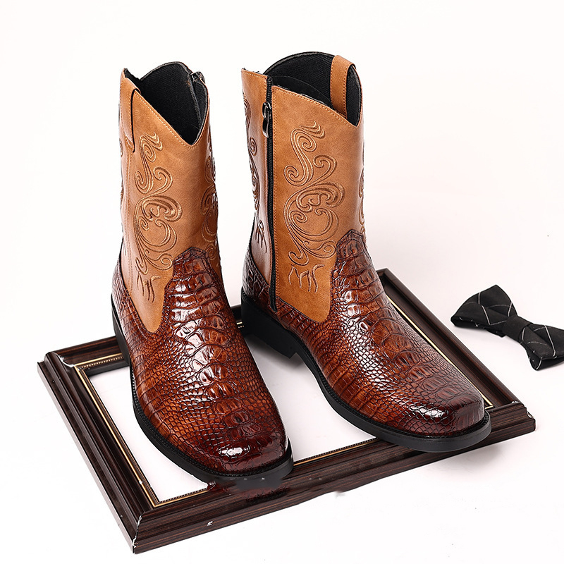 Stivali western da uomo in pel - Men Shoes Classic recensione e prezzo