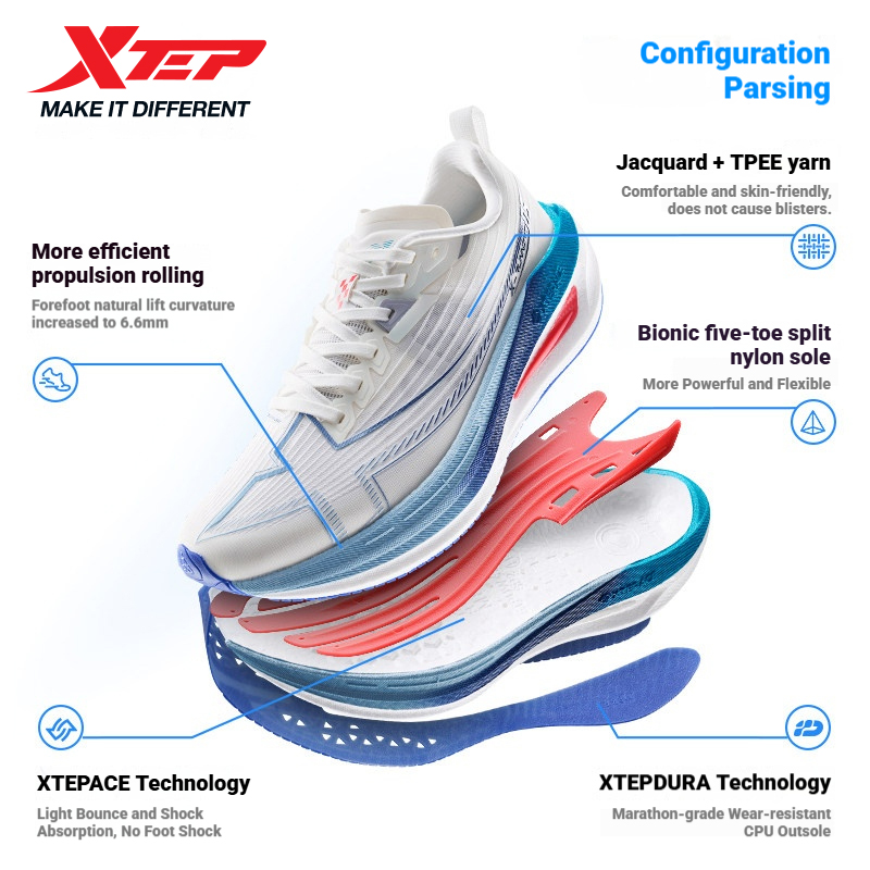 Xtep One Piece Modeling 5.0 Su - Men'S Xtep Shoes recensione e prezzo