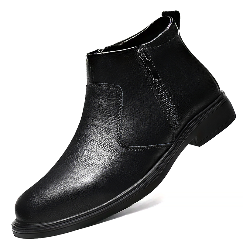 Nuove Scarpe in Pelle con Zip  - Men Shoes Marks recensione e prezzo