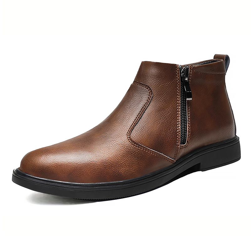 Nuove Scarpe in Pelle con Zip  - Men Shoes Marks recensione e prezzo