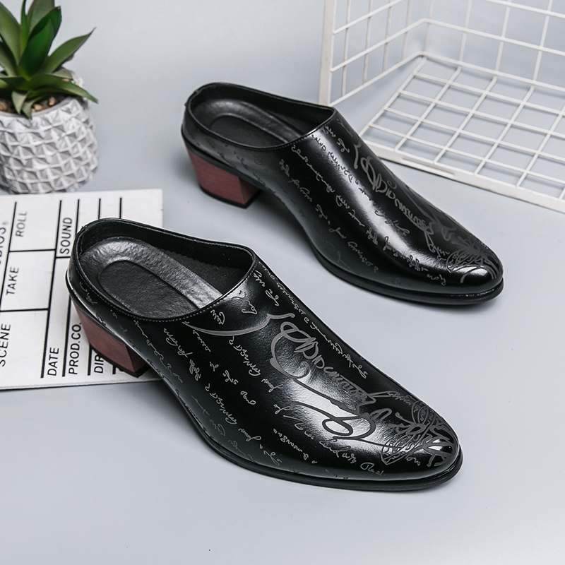 Mules da uomo in pelle marrone - Shoes Heels Men recensione e prezzo